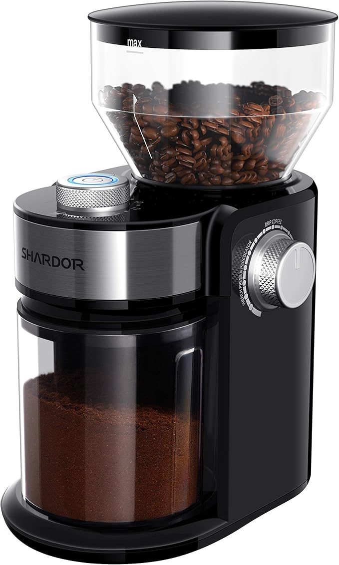 Flat Burr Coffe Grinder